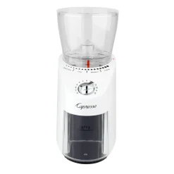 Infinity Plus Conical Burr Coffee Grinder in White