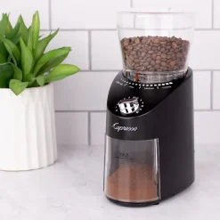 Infinity Plus Conical Burr Coffee Grinder in Black