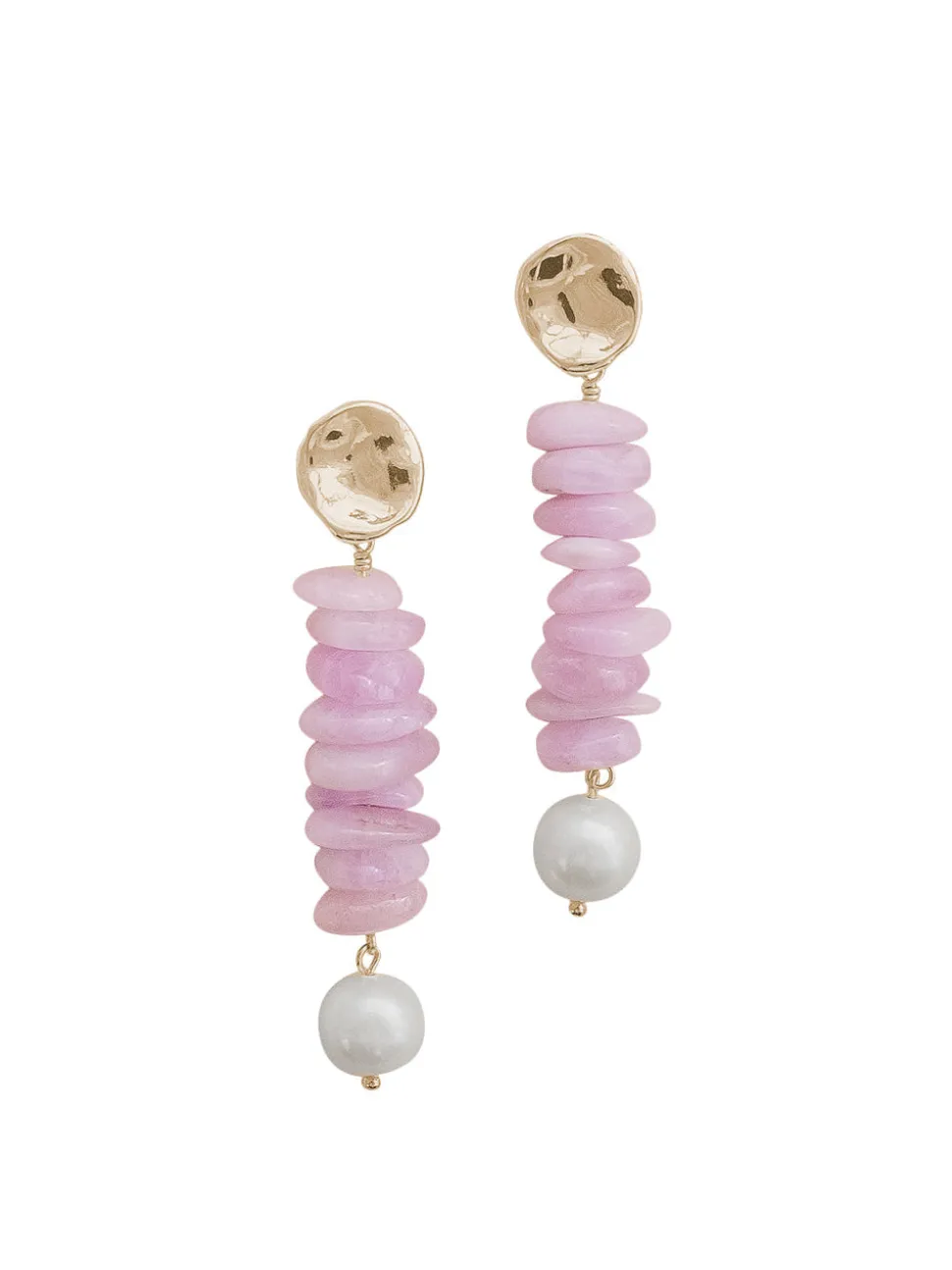 Ingrid Earrings in Lilac