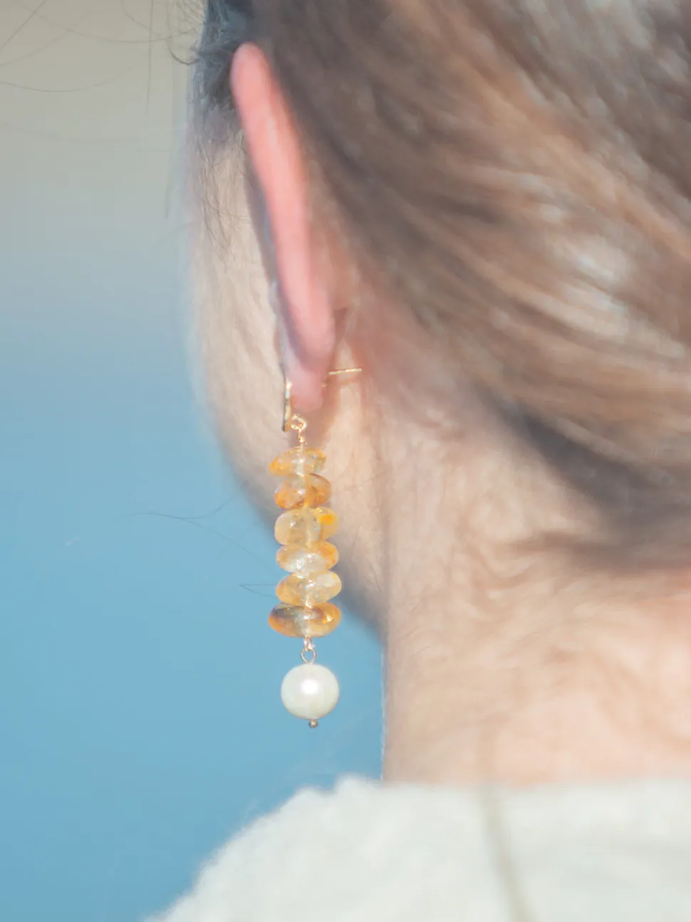 Ingrid Earrings in Yellow