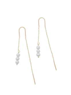 Iris Earrings in White