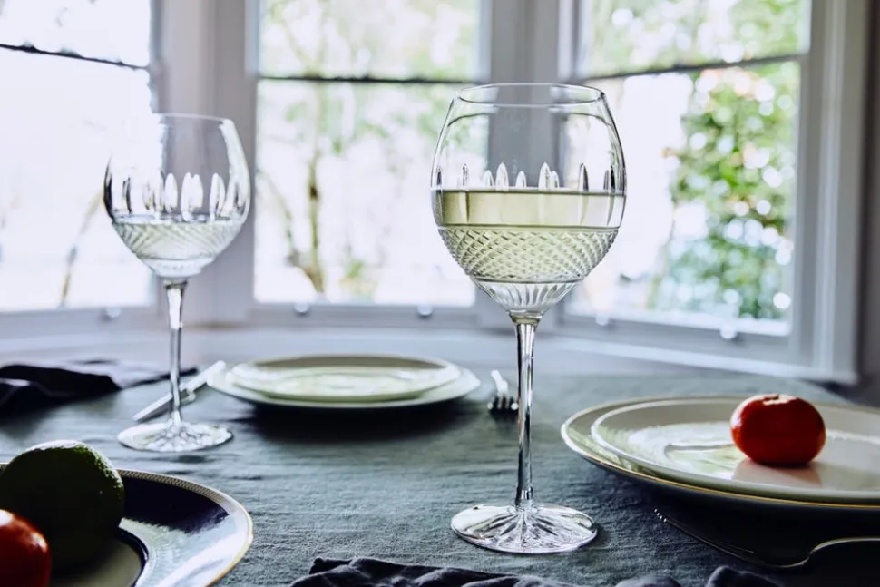 Irish Lace White Wine, Set of 2