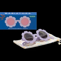 Irresistible Iris Flower in Lavender Polarized Mirrored Lenses