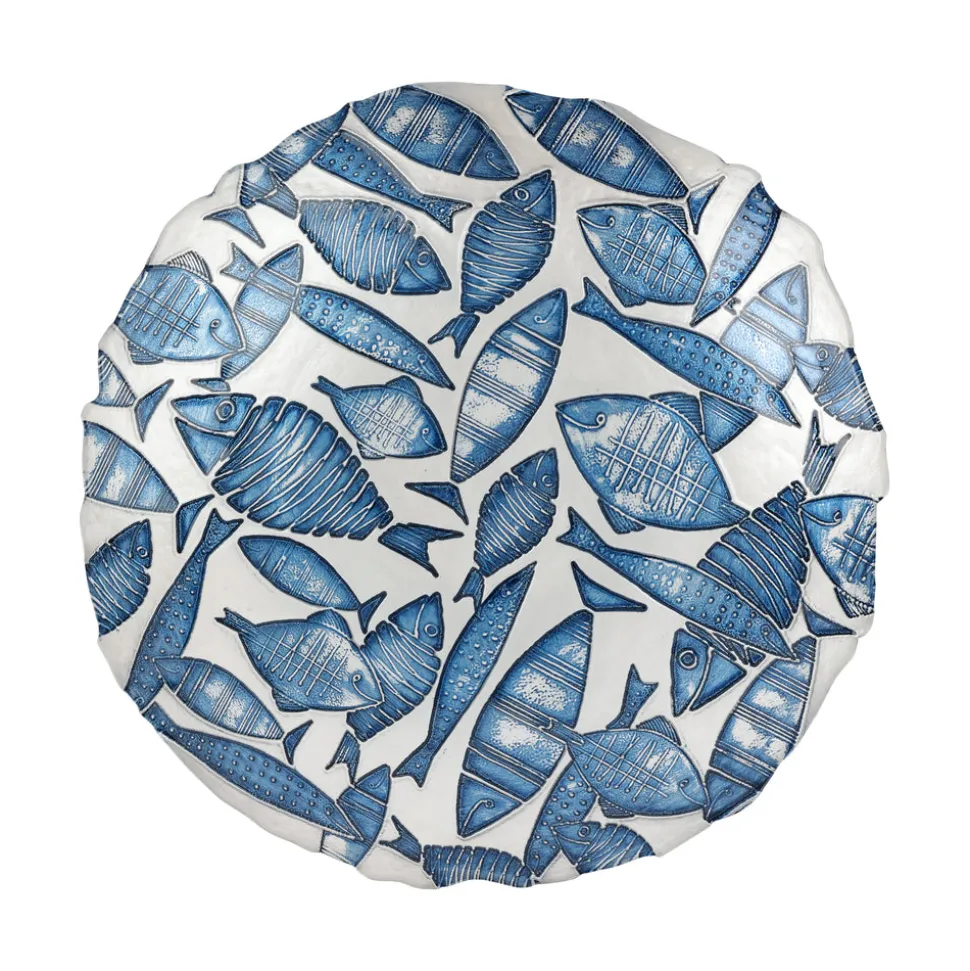 Isola Glass Shallow Bowl