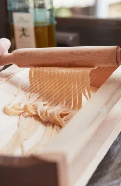 Italian Pasta Chitarra with Rolling Pin, Large