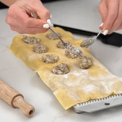 Italian Ravioli Mold with Roller