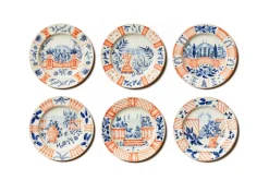 Italian Views Plates Collection, Set of 6