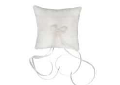 Ivory Lace Ring Pillow
