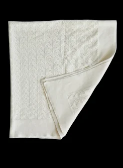 Ivory Wander Lace Blanket