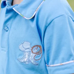 Jackson Boy Polo Set in Rodeo