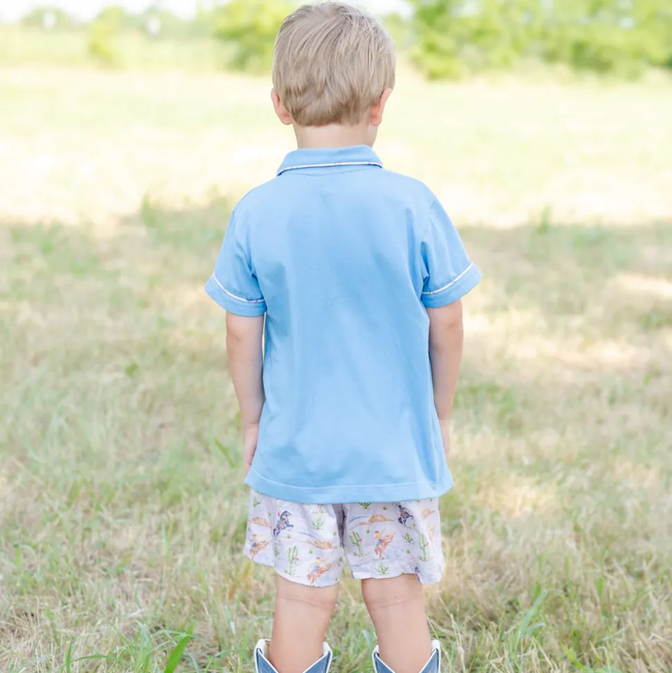 Jackson Boy Polo Set in Rodeo