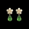 Janna Earrings in Fern