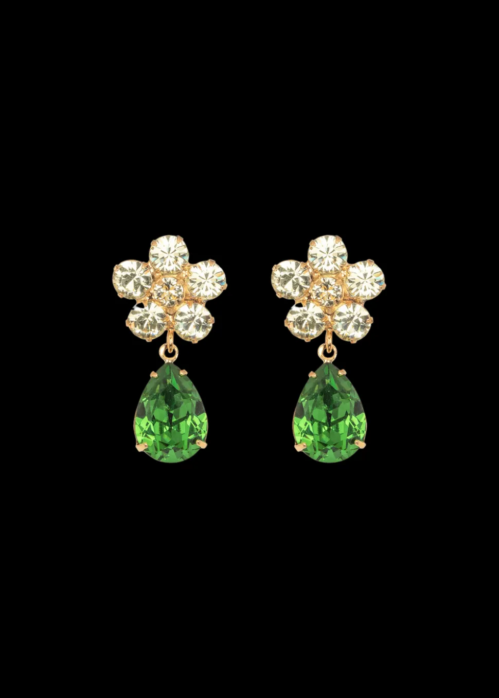 Janna Earrings in Fern