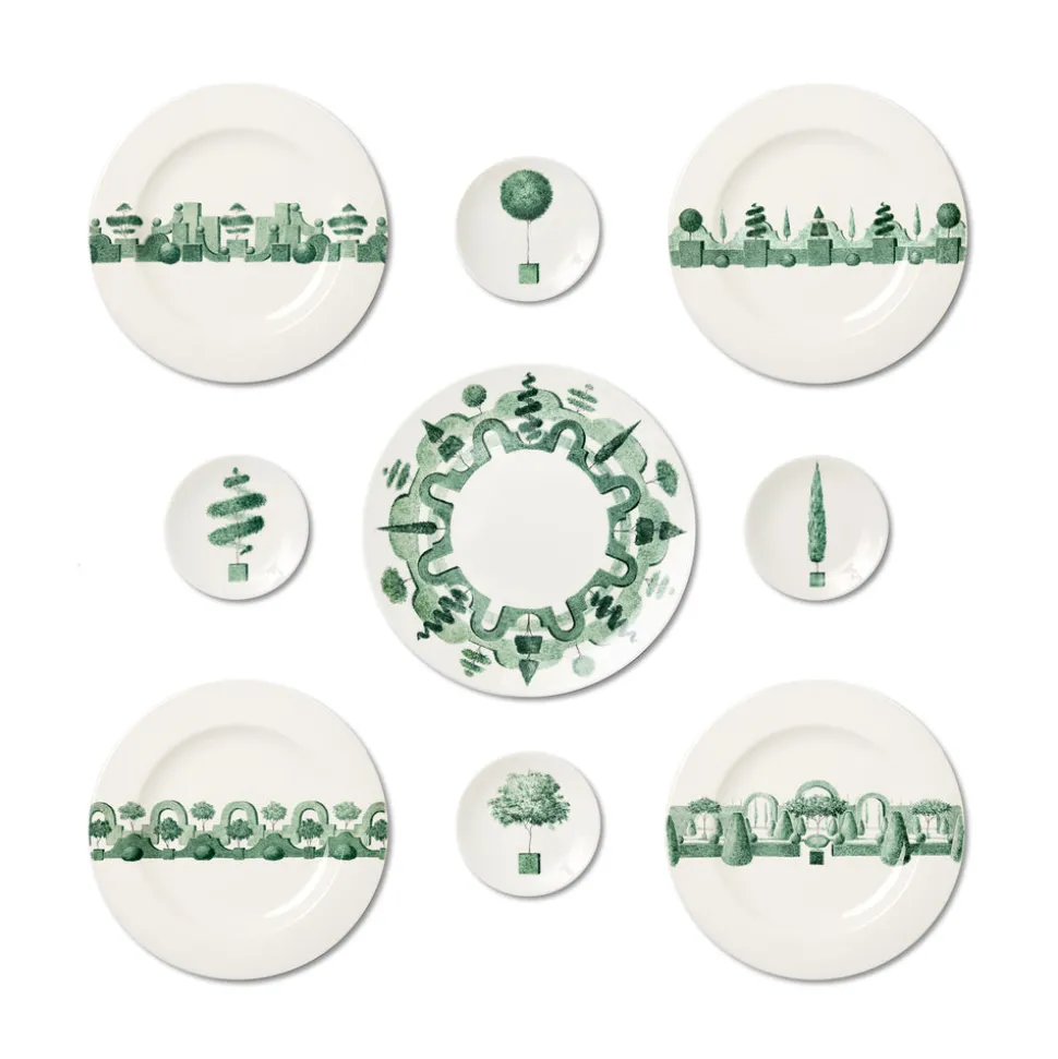 Jardin á L'Italienne Bread Plate 01