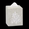 Jardin Classic Linen Boutique Tissue Box Cover in Six Colors