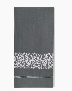 Jardin Classic Linen Hand Towel in Six Colors