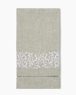Jardin Classic Linen Hand Towel in Six Colors