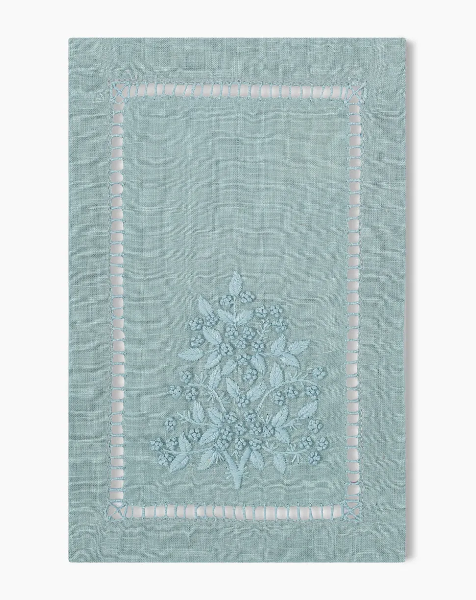 Jardin Monochrome Cocktail Napkin Set in Six Colors