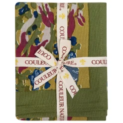 Jardin Tea Towels Blue & Vert, Set of 3