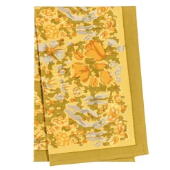 Jardin Tea Towels Mustard & Grey, Set of 3