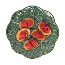 Jardins Du Monde Dessert/Salad Plate Assorted, Set of 4 in Basil