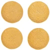 Jardins Du Monde Side/Cocktail Plate Assorted, Set of 4 in Daffodil