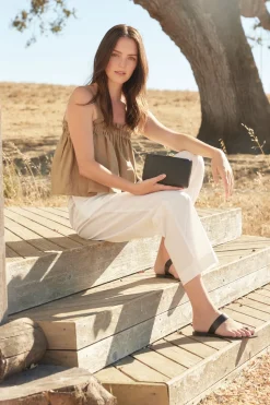 Jen Clutch with Turquoise Stone