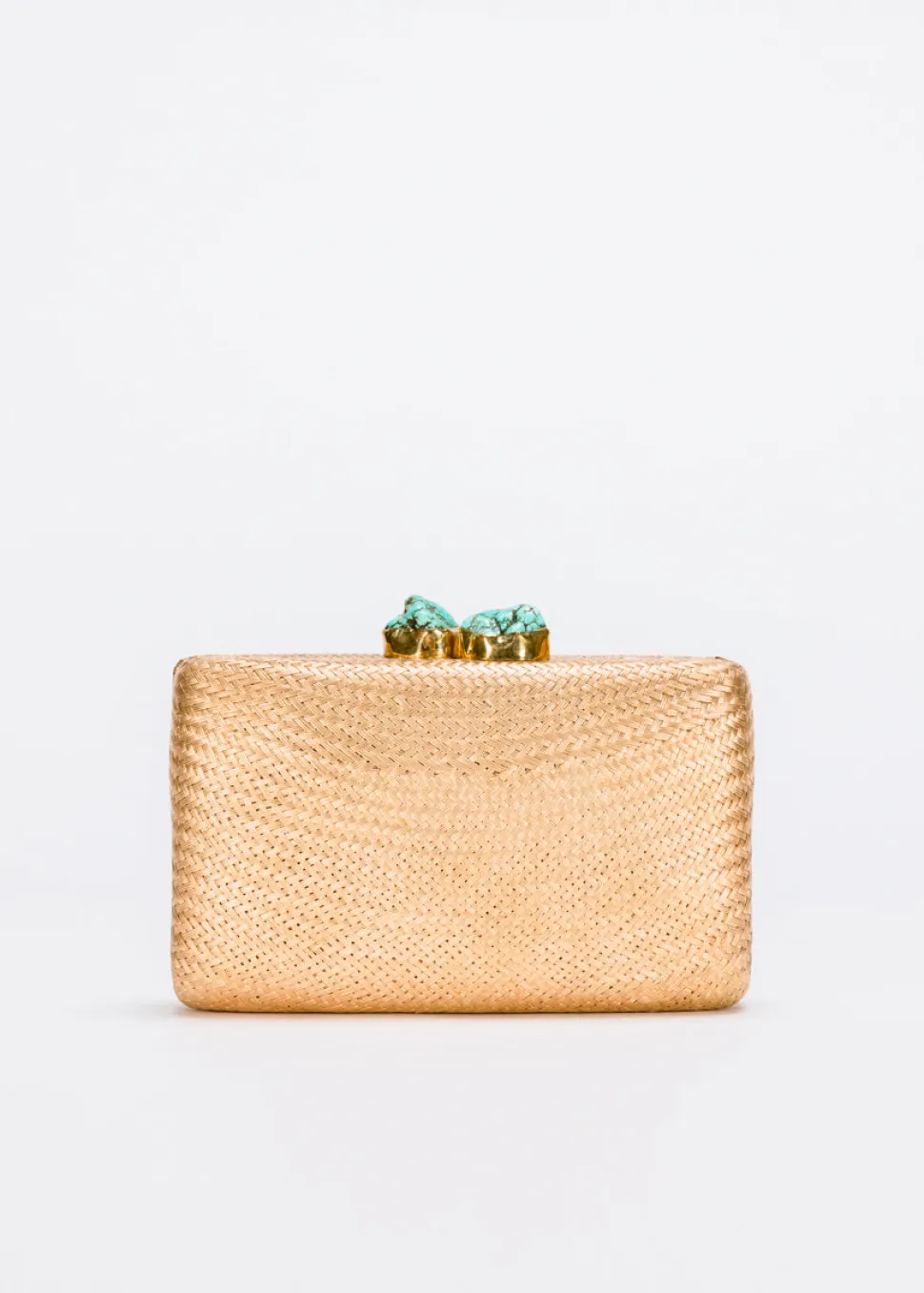 Jen Clutch with Turquoise Stone