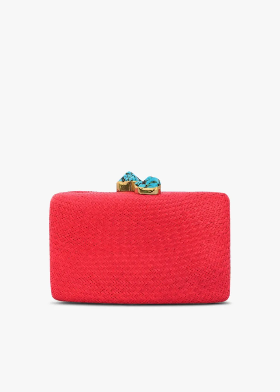 Jen Clutch with Turquoise Stone