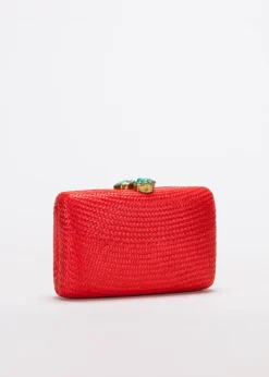 Jen Clutch with Turquoise Stone