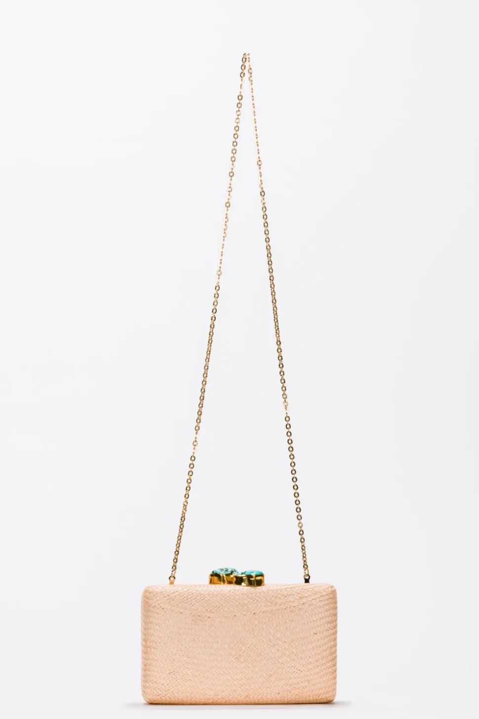 Jen Clutch with Turquoise Stone