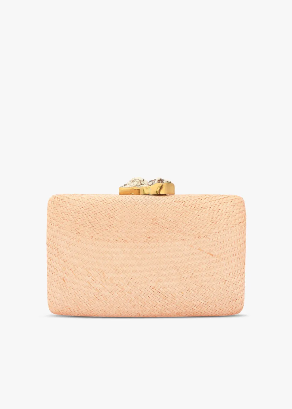 Jen Clutch with White Stone