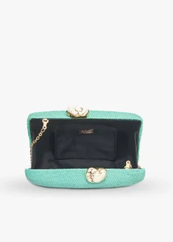 Jen Clutch with White Stone