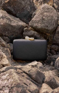 Jen Clutch with White Stone