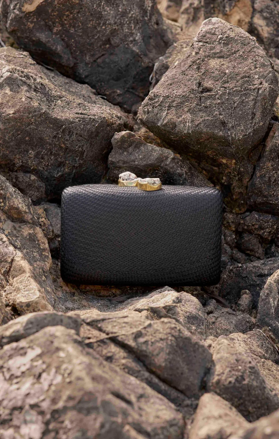 Jen Clutch with White Stone