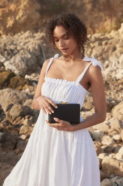 Jen Clutch with White Stone
