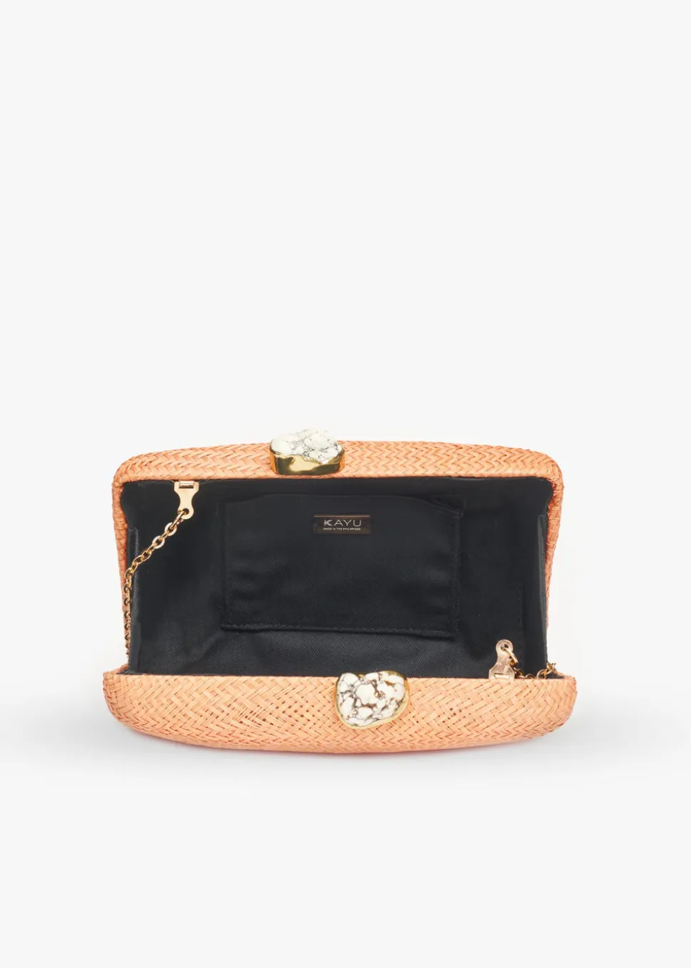 Jen Clutch with White Stone