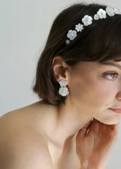 Jenna Headband in Mother of Pearl