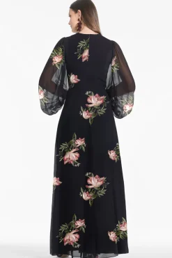 Jenny Gown in Noir Blossom