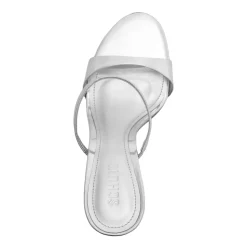 Jessica Mule Metallic Sandal in Prata