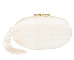 Joanna Clutch in Off White