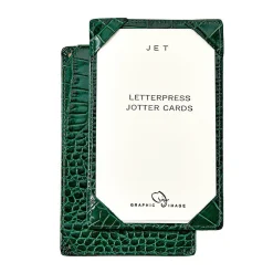 Jotter in Crocodile Embossed Leather