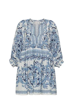 Jude Mini Dress in Saltaire Light Blue