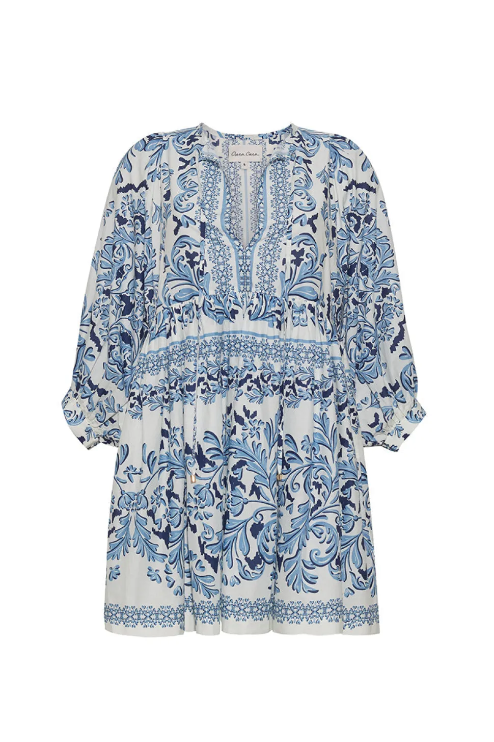Jude Mini Dress in Saltaire Light Blue