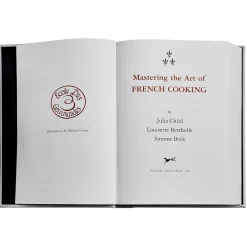 Julia Child; Mastering The Art of French Cooking in Bonded Leather