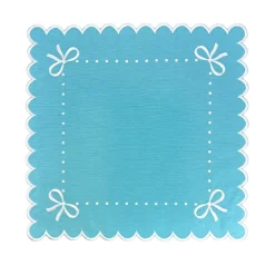 Juliet Bows Napkin - Robin Egg Blue, Set of 4