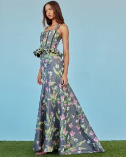 Juniper Ball Skirt in Pink Lily Taffeta