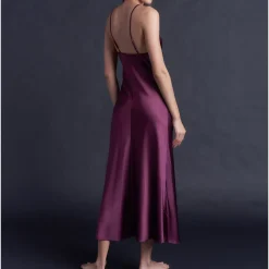 Juno Garnet Silk Slip