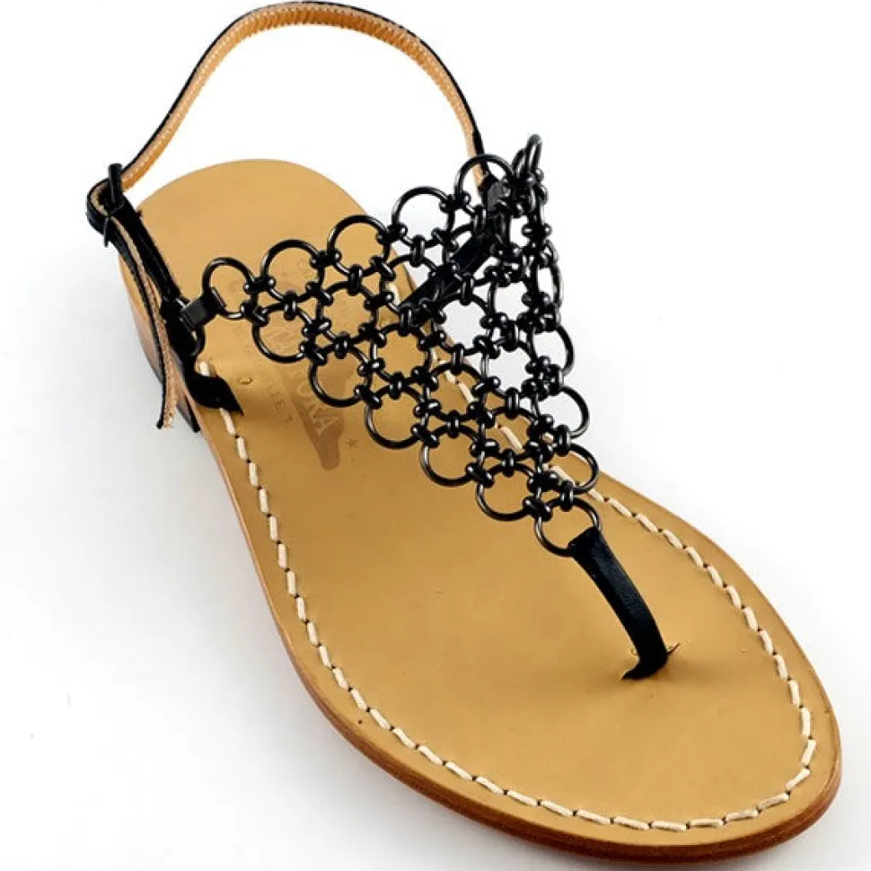 K Leather Thong Sandal
