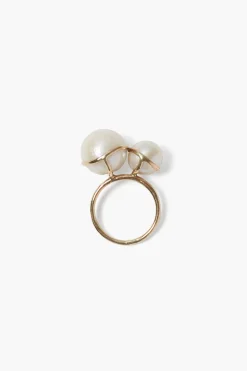 14k Phoebe Ring White Pearl